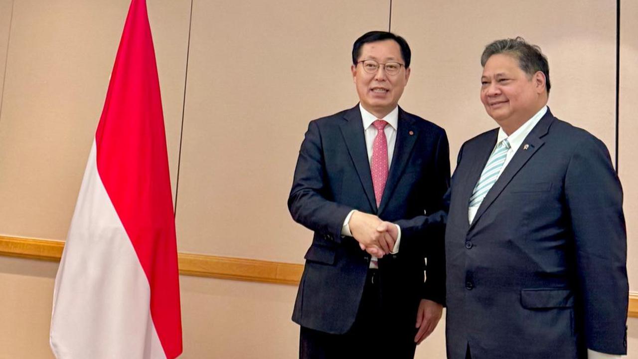 Menko Airlangga dan CEO Lotte Chemical Bahas Tahap Akhir Proyek Petrokimia Cilegon