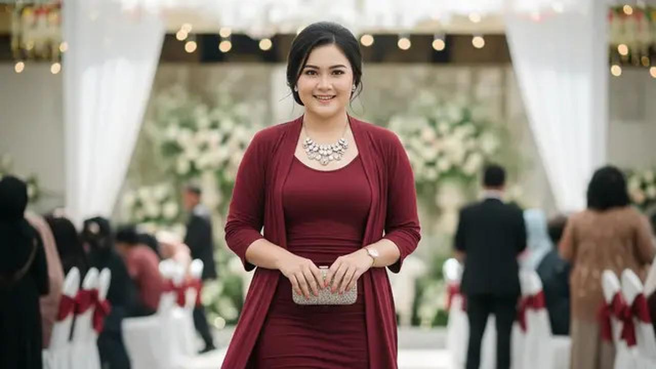 Tips Pilih Baju Kondangan 2025 untuk Wanita Gemuk agar Terlihat Langsing