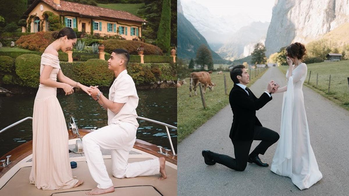 6 Potret Beda Gaya Lamaran Syifa Hadju dan Alyssa Daguise, Romantis di Eropa