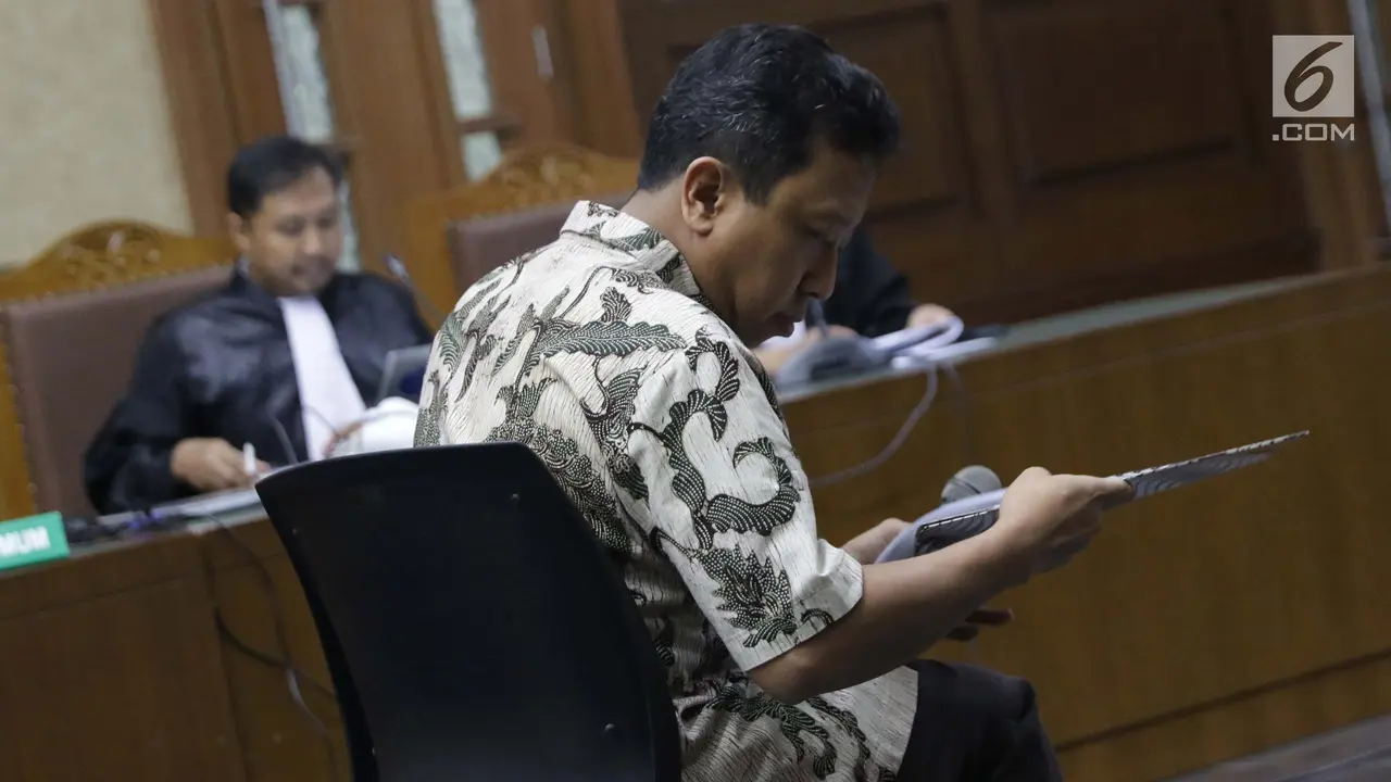 Romahurmuziy Bacakan Nota Eksepsi di Sidang Suap Jual Beli Jabatan Kemenag
