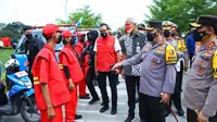 Tinjau Kalikangkung, Kapolri Imbau Pemudik Tidak Berkendara dalam Kondisi Lelah