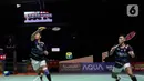 Kekalahan ini sekaligus menghentikan langkah Muhammad Shohibul Fikri/Bagas Maulana di turnamen Indonesia Open 2024. (Liputan6.com/Herman Zakharia)