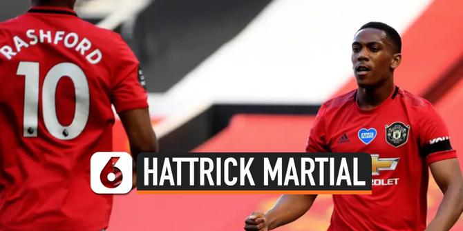 VIDEO: Hattrick Martial Pecahkan Rekor Keramat Manchester United