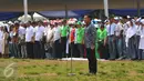 Peserta Apel Kebhinnekaan Lintas Iman Bela Negara terdiri dari beragam latar belakang, Lapangan Banteng, Jakarta, Minggu (17/1/2016). Kegiatan tersebut melibatkan umat dari berbagai lintas agama. (Liputan6.com/Faisal R Syam)