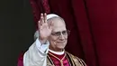 Robert Francis Prevost memilih Leo XIV sebagai nama kepausan. (Gabriel BOUYS/AFP)