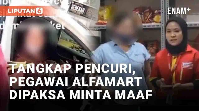 Media sosial dibuat gempar video viral pencurian di minimarket Alfamart Sampora, Cisauk, Tangerang Selatan. Seorang wanita dituding mencuri cokelat saat hendak meninggalkan mini market. Usai viral video penangkapan, beredar video karyawan Alfamart me...