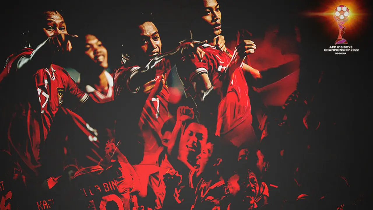 Piala AFF - Ilustrasi Ekspresi Bahagia Timnas Indonesia U-16