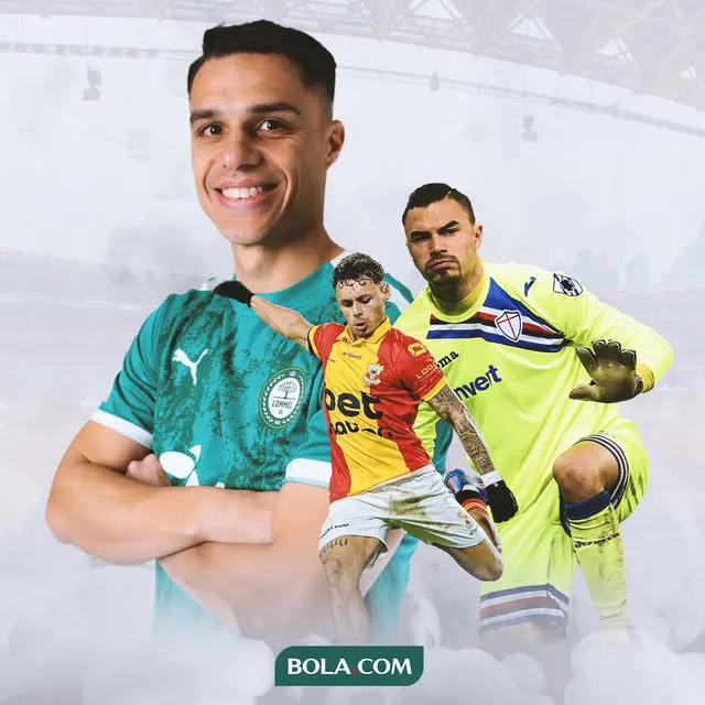 Ilustrasi - Joey Pelupessy, Emil Audero, Dean James