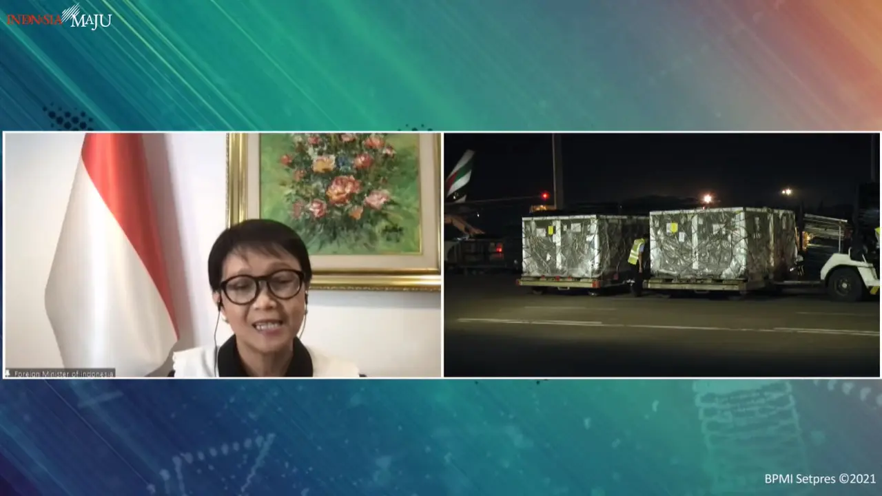 Kedatangan vaksin AstraZeneca ke Indonesia pada Selasa (13/7/2021).