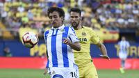 Alfonso Pedraza (kanan) jadi bidikan Real Madrid (JOSE JORDAN / AFP)