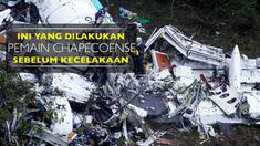 Video situasi para pemain klub Brasil, Chapecoense, sebelum pesawat yang membawa mereka terjatuh.