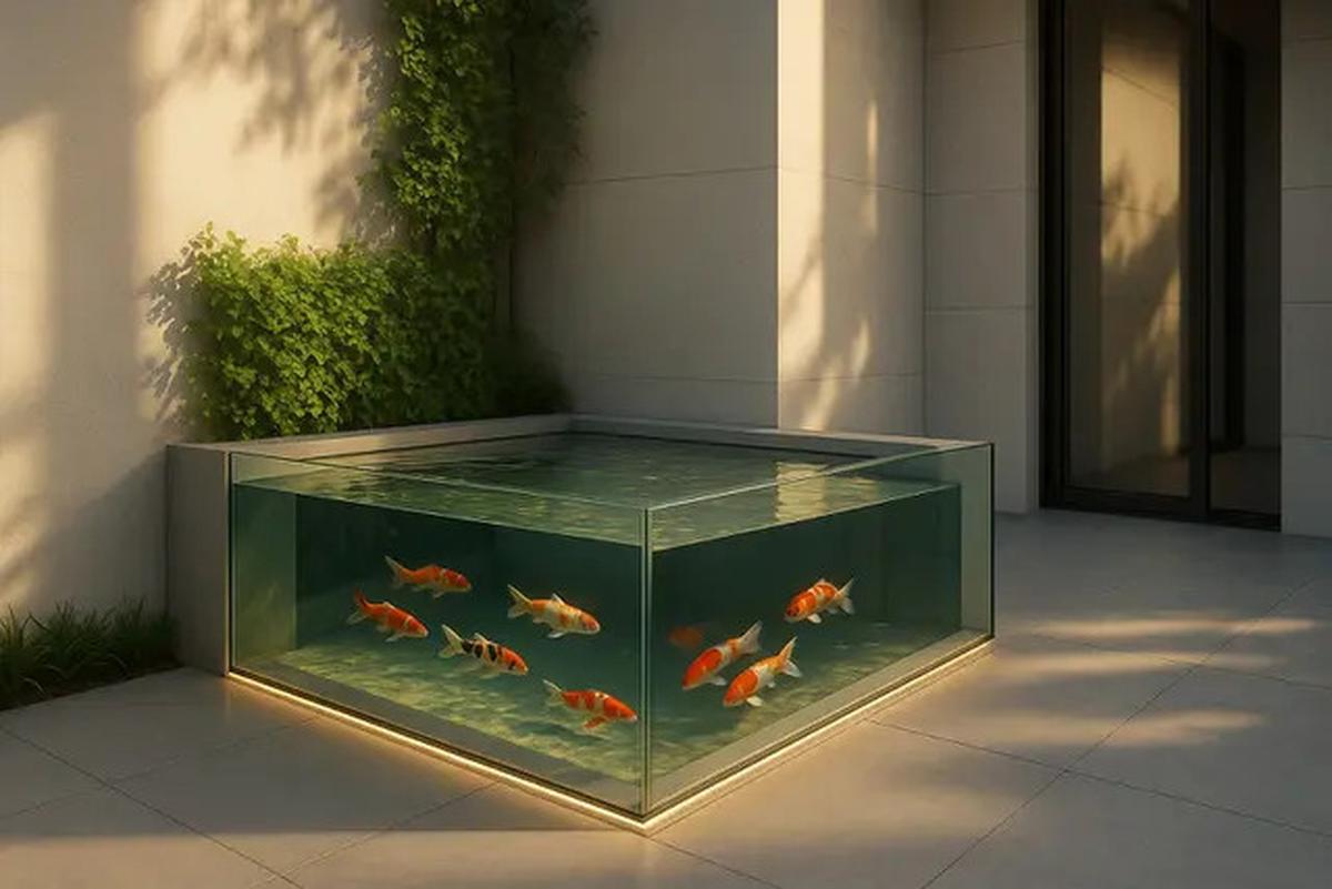7 Gambar Kolam Ikan di Sudut Rumah Minimalis, Menambah Kesan Natural di 2025