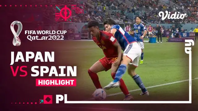VIDEO: Highlights Piala Dunia, Jepang Lolos ke 16 Besar Setelah Menang Dramatis Lawan Spanyol