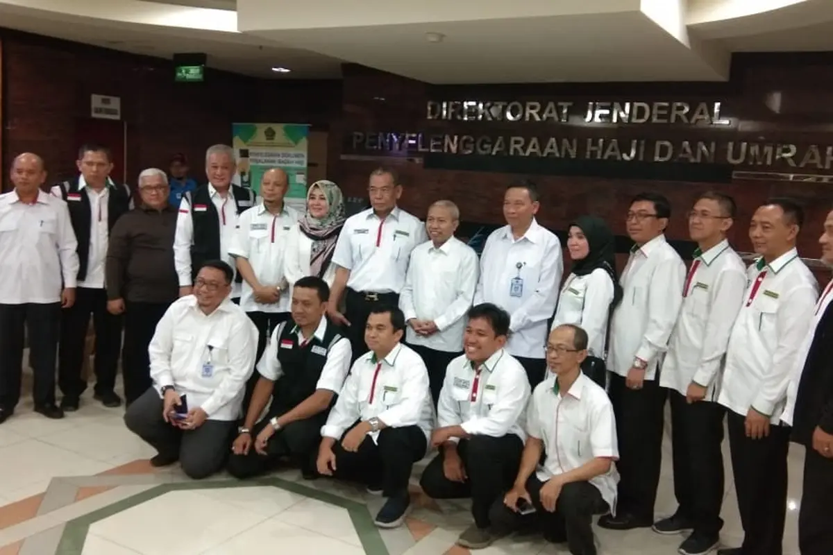 Kementerian Agama resmi memberangkatkan tim advance petugas haji Indonesia, pada Senin (1/7/2019). Dok Kemenag