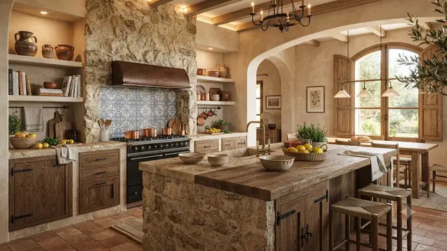 Inspirasi Dapur Bergaya Mediterania