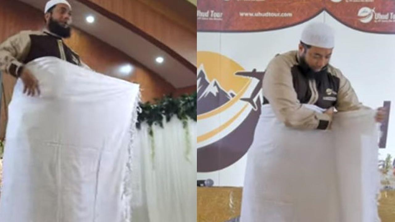 Cara Memakai Kain Ihram Laki-laki yang Praktis