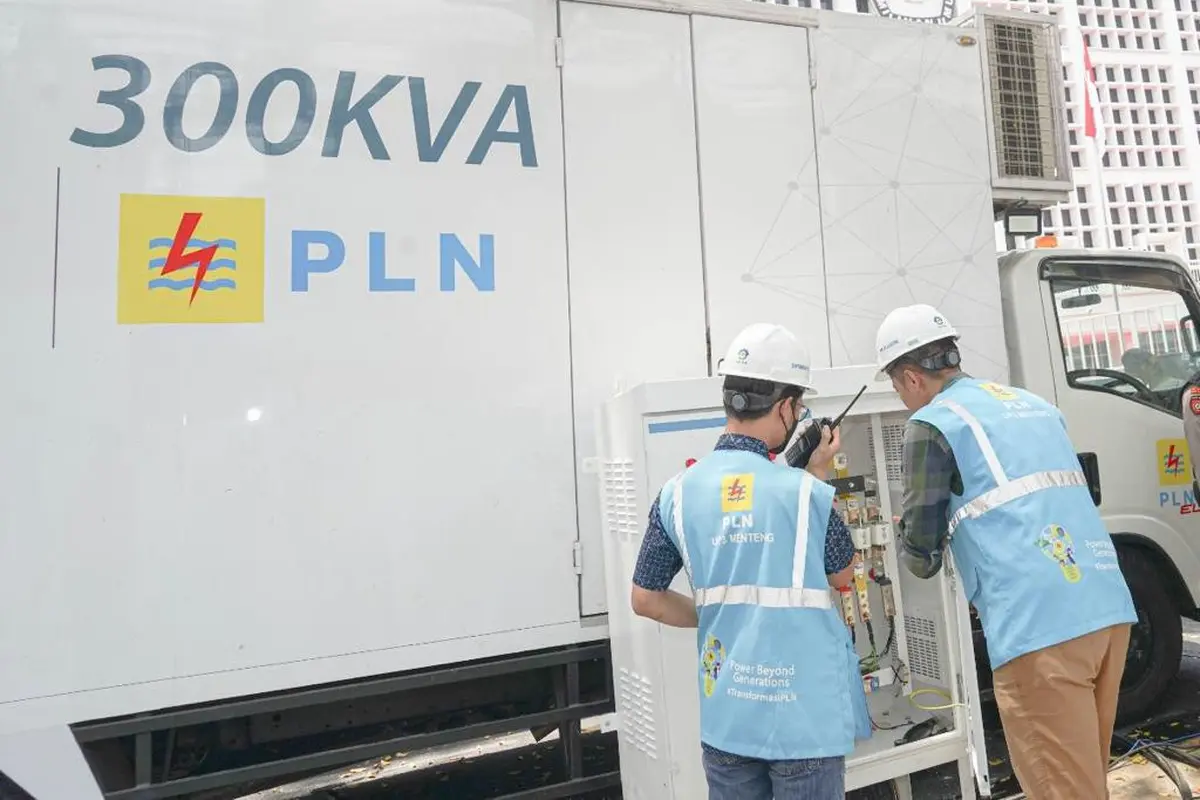 PLN Siapkan pasokan listrik 5 lapis untuk mengamankan debat Capres dan Cawapres Pemilu 2024 di gedung KPU Jakarta, pada Selasa, 12 Desember 2023. (Dok PLN)