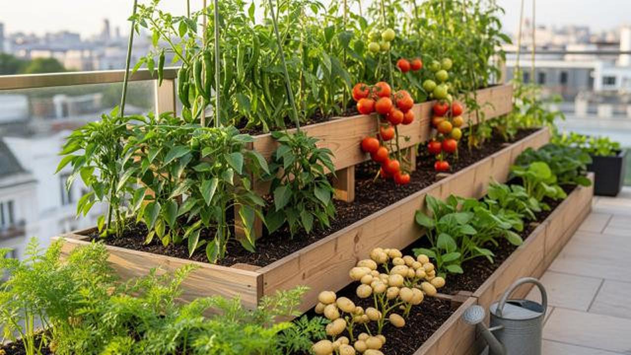 7 Kebun Sayur di Teras Sempit yang Tetap Subur tanpa Siram Setiap Hari, Solusi Berkebun Praktis
