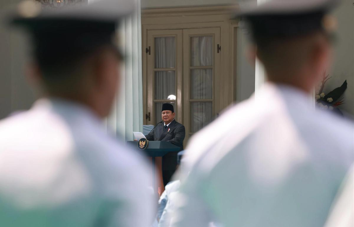 FOTO: Momen Kebersamaan Prabowo dan Megawati saat Upacara Hari Lahir Pancasila