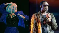 Aksi Panas Lady Gaga dan R.Kelly di Atas Panggung