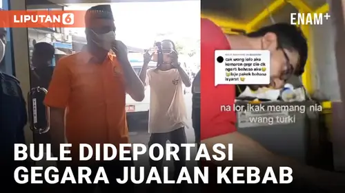 VIDEO: Bule Belanda Dideportasi gegara Jualan Kebab di Palembang