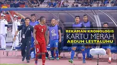 Inilah video kronologis kartu merahnya Abduh Lestaluhu saat Thailand vs Indonesia di final Piala AFF 2016