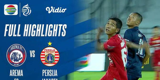 VIDEO: Highlights BRI Liga 1, Gol Salto Carlos Fortes Antar Arema FC Tahan Imbang Persija Jakarta 1-1