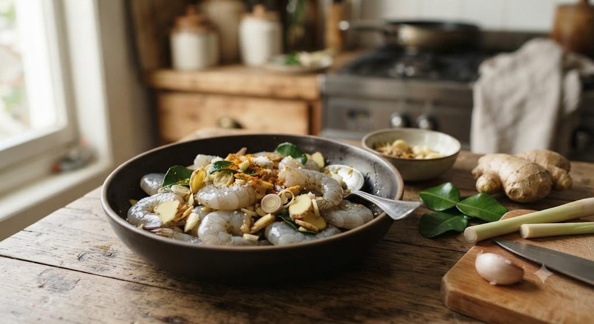Menggunakan Jahe dan Rempah Aromatik (AI Generated)