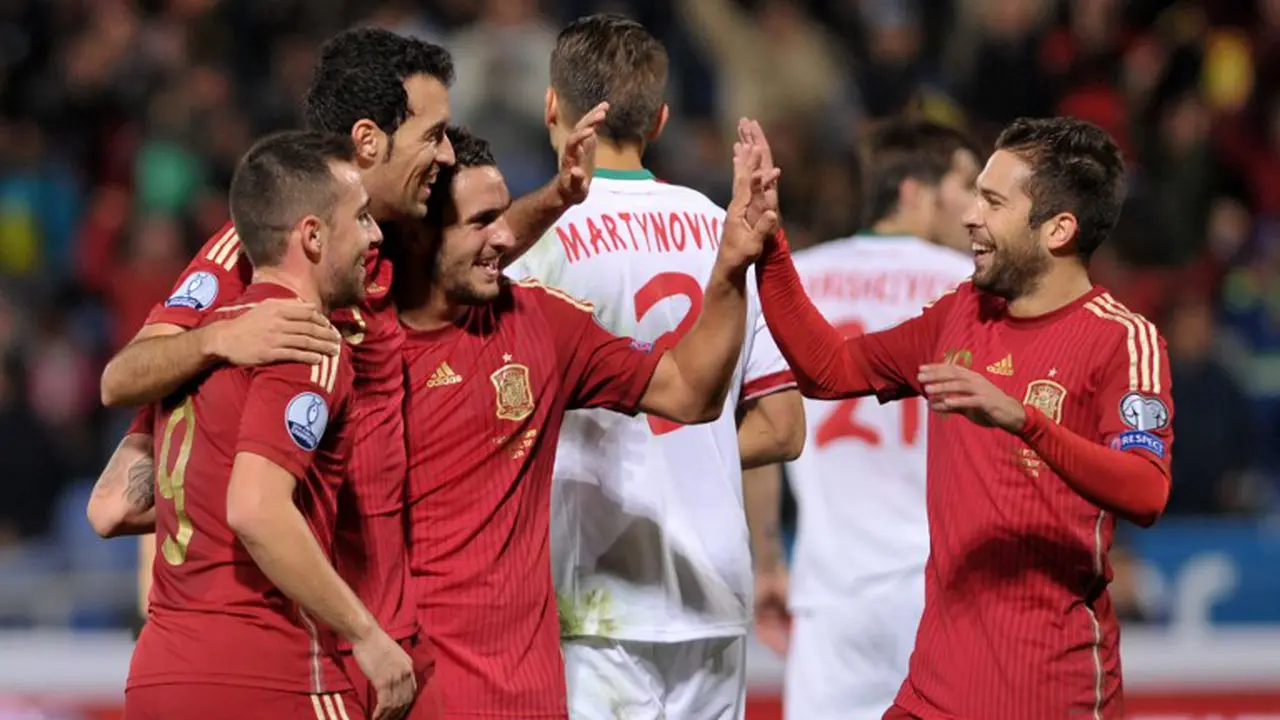 Spanyol Ungguli Belarusia di Babak Pertama