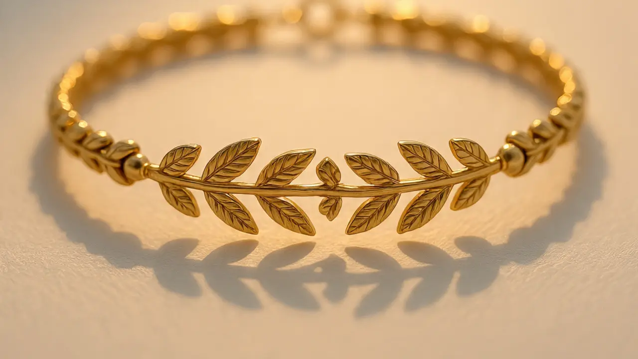 Model Gelang Emas Serut