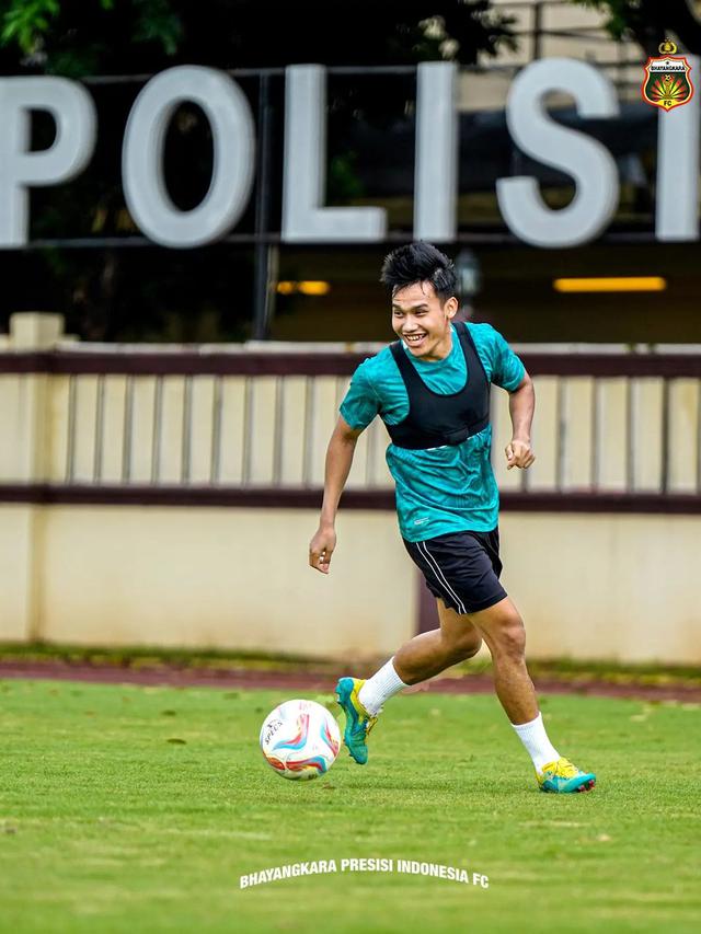 Witan Sulaeman tengah berlatih bersama Bhayangkara FC.