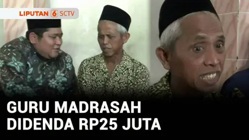 VIDEO: Wagub Jateng Temui Guru Madrasah yang Viral Didenda Rp25 Juta Usai Tampar Murid