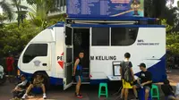Sim Online di Car Free Day Bundaran HI Sepi Peminat