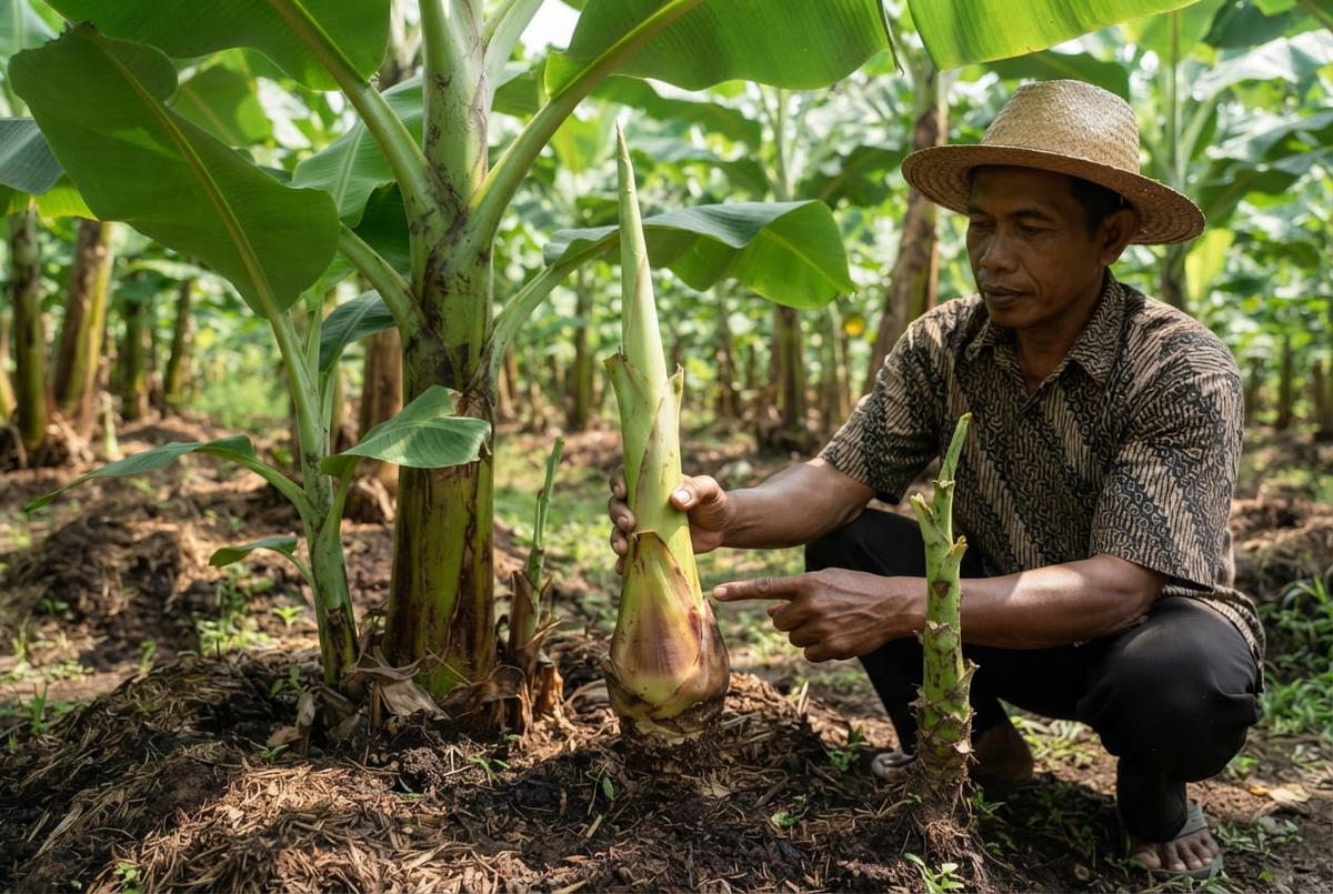 Cara Memilih Pohon Pisang yang Produktif