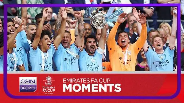Berita video momen selebrasi juara Piala FA, Ilkay Gundogan pimpin skuat Man City angkat trofi