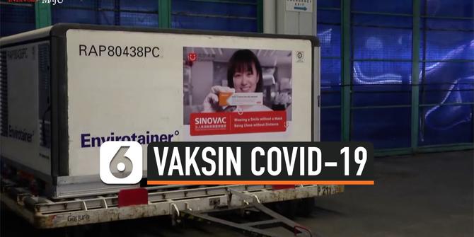 VIDEO: 6 Juta Bahan Baku Vaksin Covid-19 Sinovac Tiba di Indonesia