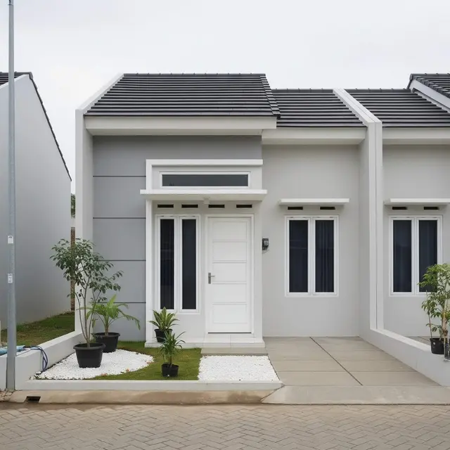 Desain Rumah Mungil Budget Rp 150 Juta di Cluster