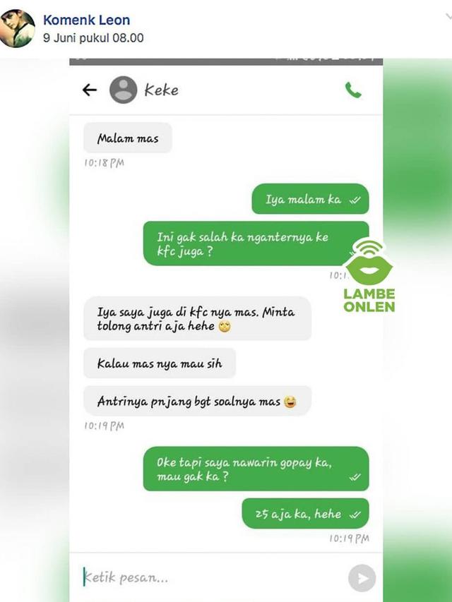 permintaan absurd pelanggan ojol