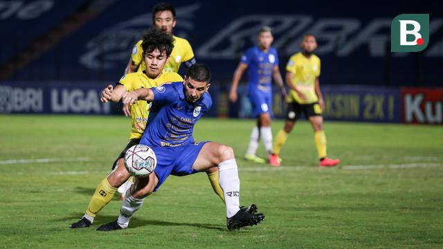 Foto: Gol Telat Jonathan Cantillana Bawa PSIS Tekuk Barito Putera dan Kudeta Bhayangkara FC dari Puncak Klasemen BRI Liga 1