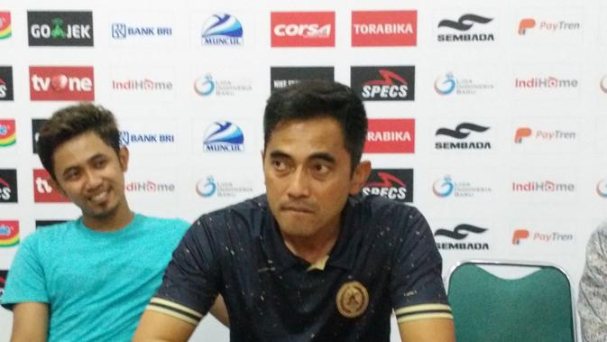 PSS Sleman, Seto Nurdiantoro. (Bola.com/Vincentius Atmaja)