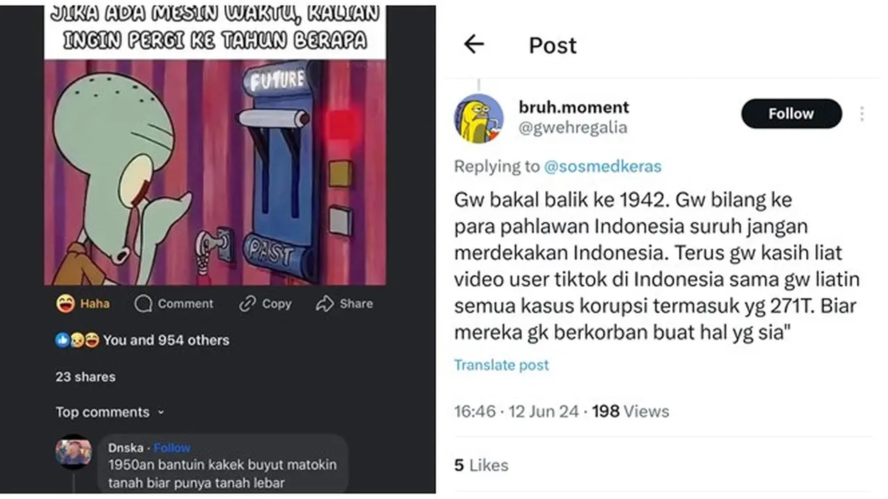 6 Keinginan Netizen Jika Punya Mesin Waktu Ini Bikin Tepuk Jidat