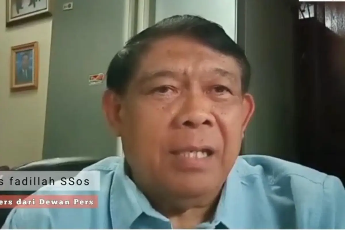 Ahli pers dari Dewan Pers, Haris Fadillah