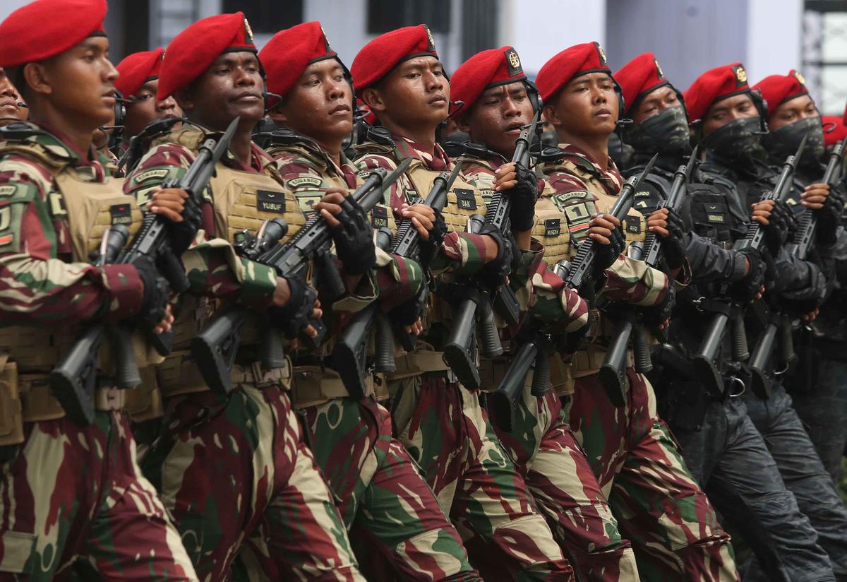FOTO: 140 Ribu Prajurit TNI Siap Unjuk Kekuatan di HUT ke-80, Gladi Bersih Digelar di Monas