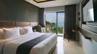 Salah satu tipe kamar hotel Grand Palma Pangandaran by Horison. (dok. Instagram @grandpalmabyhorison/https://www.instagram.com/p/C6_DDEJre6N/Dinny Mutiah)