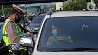 Ganjil genap Jakarta. (Liputan6.com/Herman Zakharia)