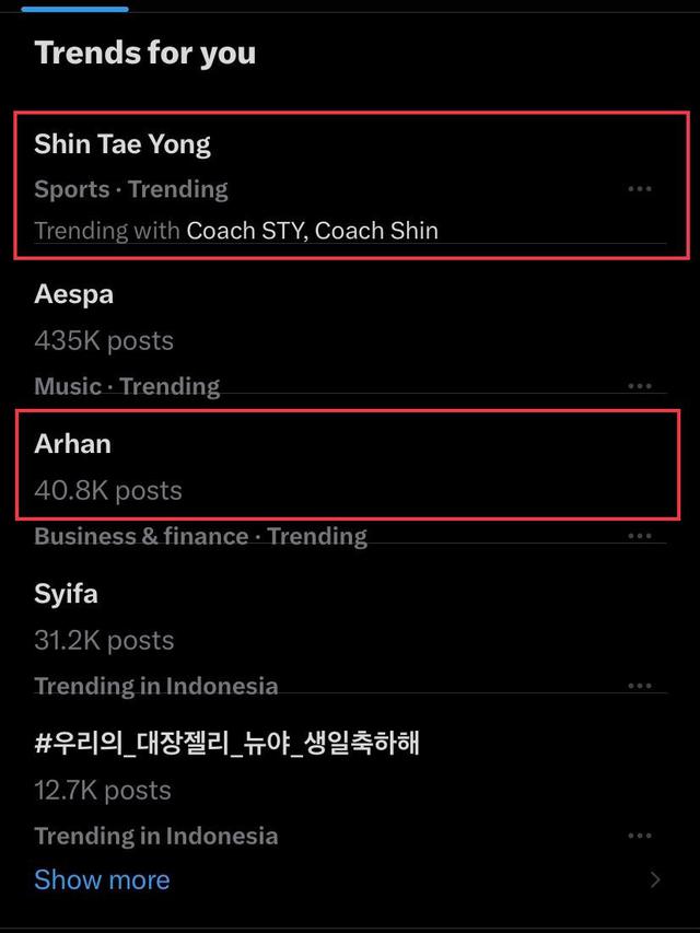 Trending Topic Twitter