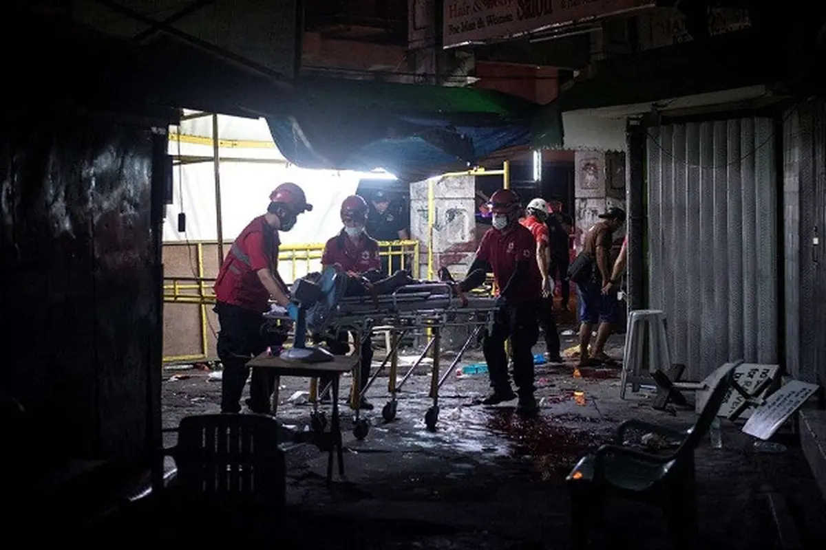 Serangan bom di Manila pada 6 Mei 2017 terjadi seminggu setelah ledakan di kota yang sama (gambar di atas) yang melukai 14 orang pada 29 April 2017 (AFP)