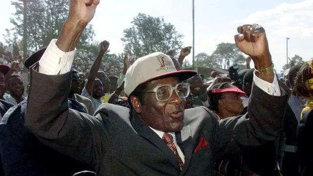 Robert Mugabe yang meninggal di usia 95 tahun. (Tsvangirayi Mukwazhi/AP)