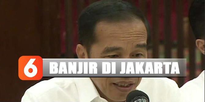 3 Pesan Jokowi Usai Banjir Jakarta