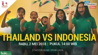 AFF U-16 Putri_Thailand Vs Indonesia_2 (Bola.com/Adreanus Titus)